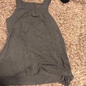 A tank top with a open back